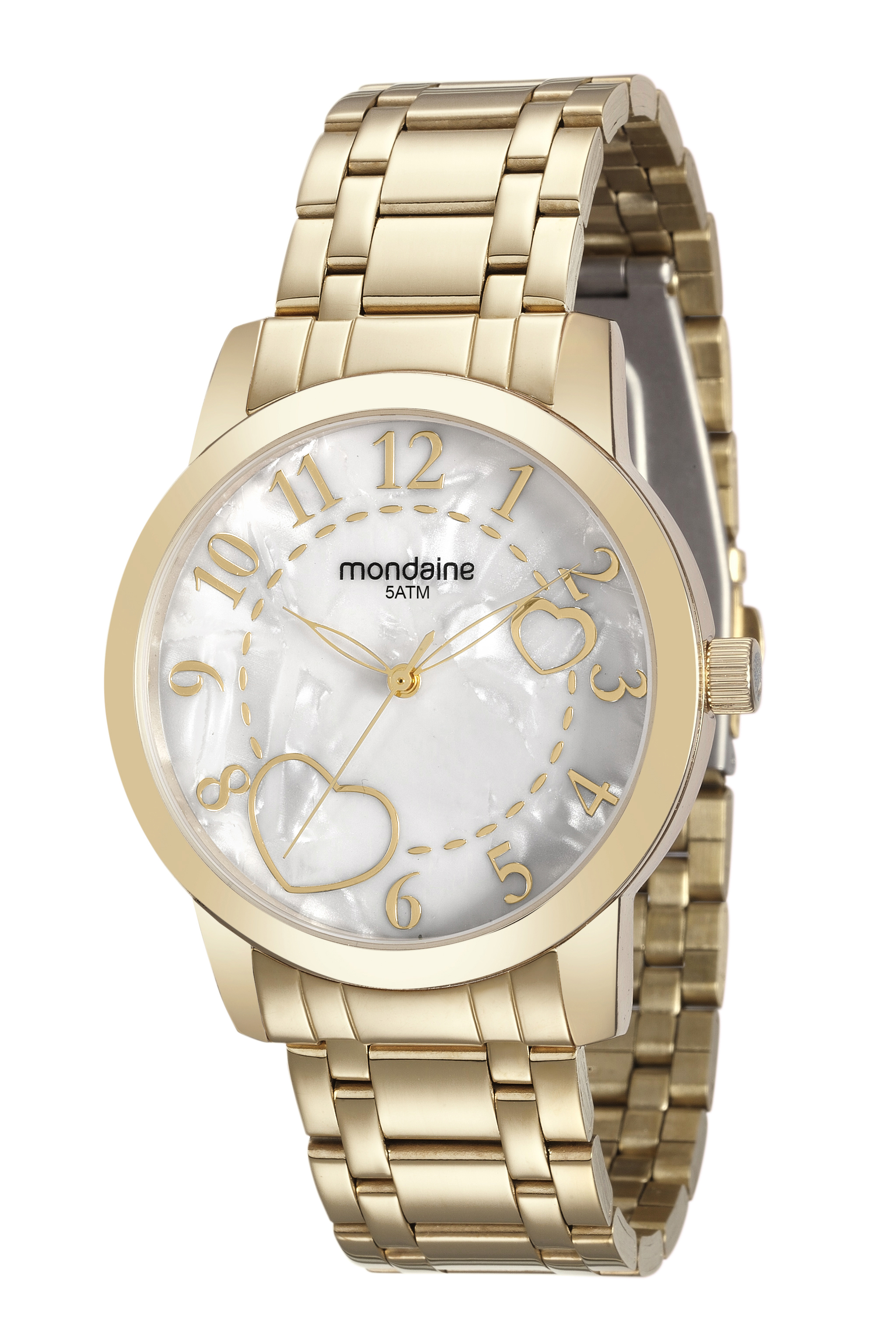 Relógio Mondaine Feminino Dourado 99125LPMVDE1