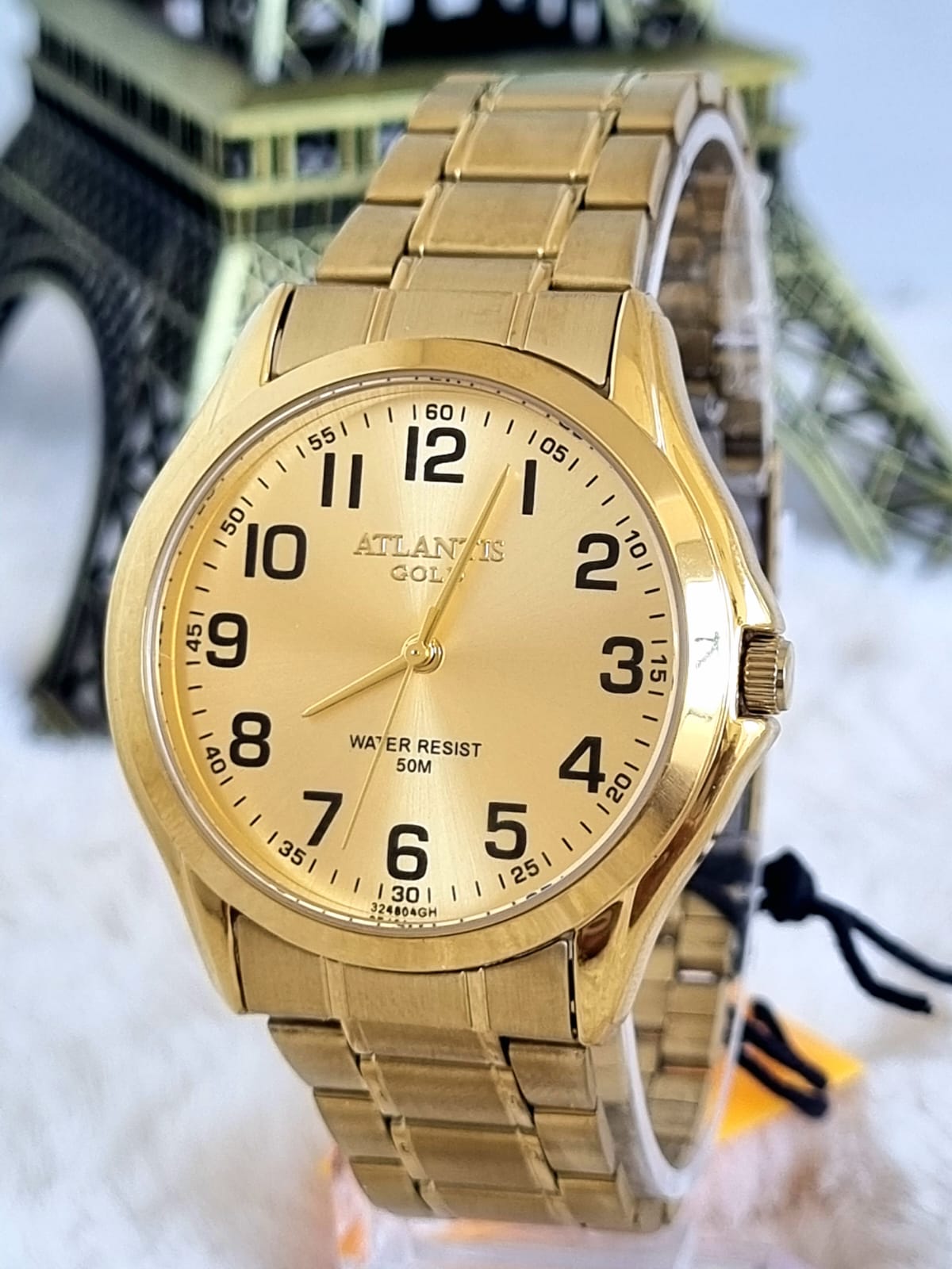 Relógio Banhado a Ouro Atlantis Gold G3248