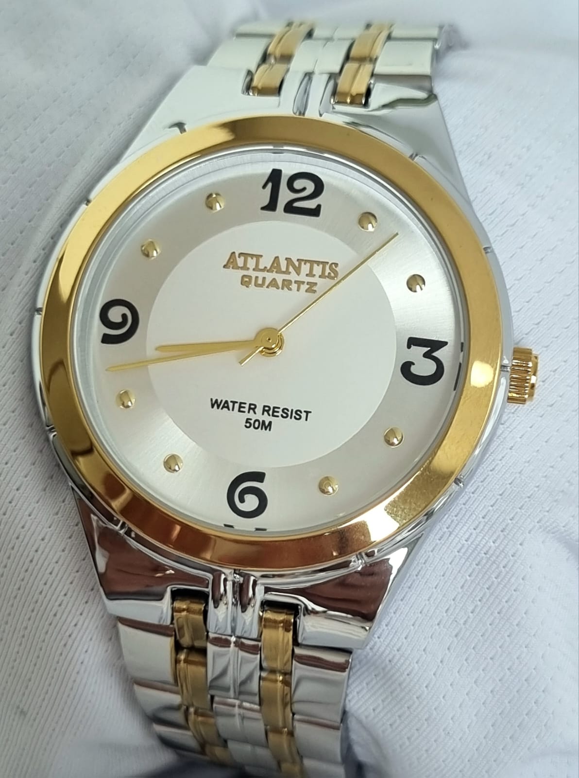 Relógio Banhado a Ouro Atlantis Gold W3171M