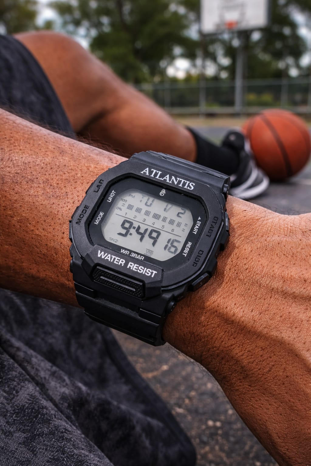 Relógio Masculino Silicone Atlantis A8009