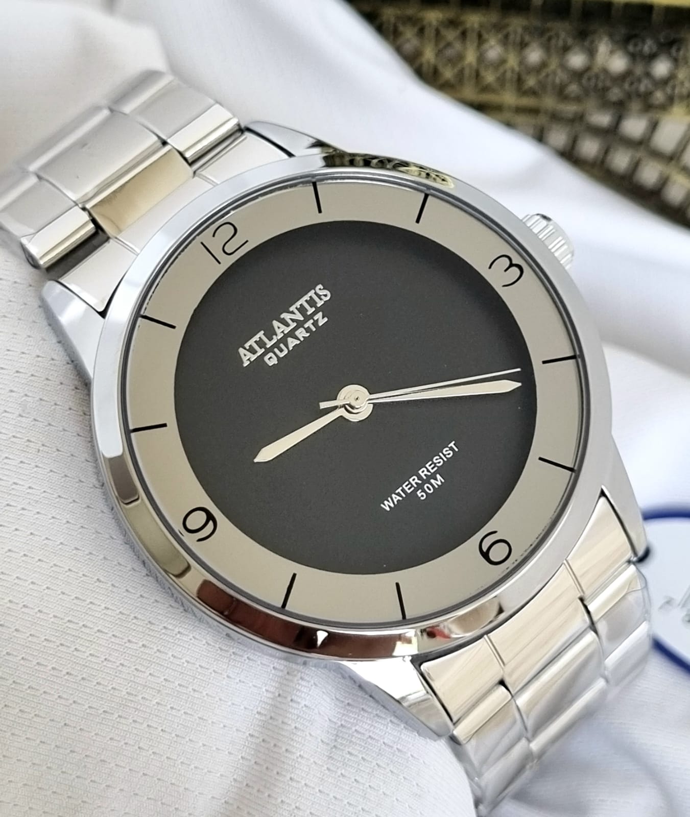 Relógio Feminino Prata Altantis G3508P - Cópia (1)