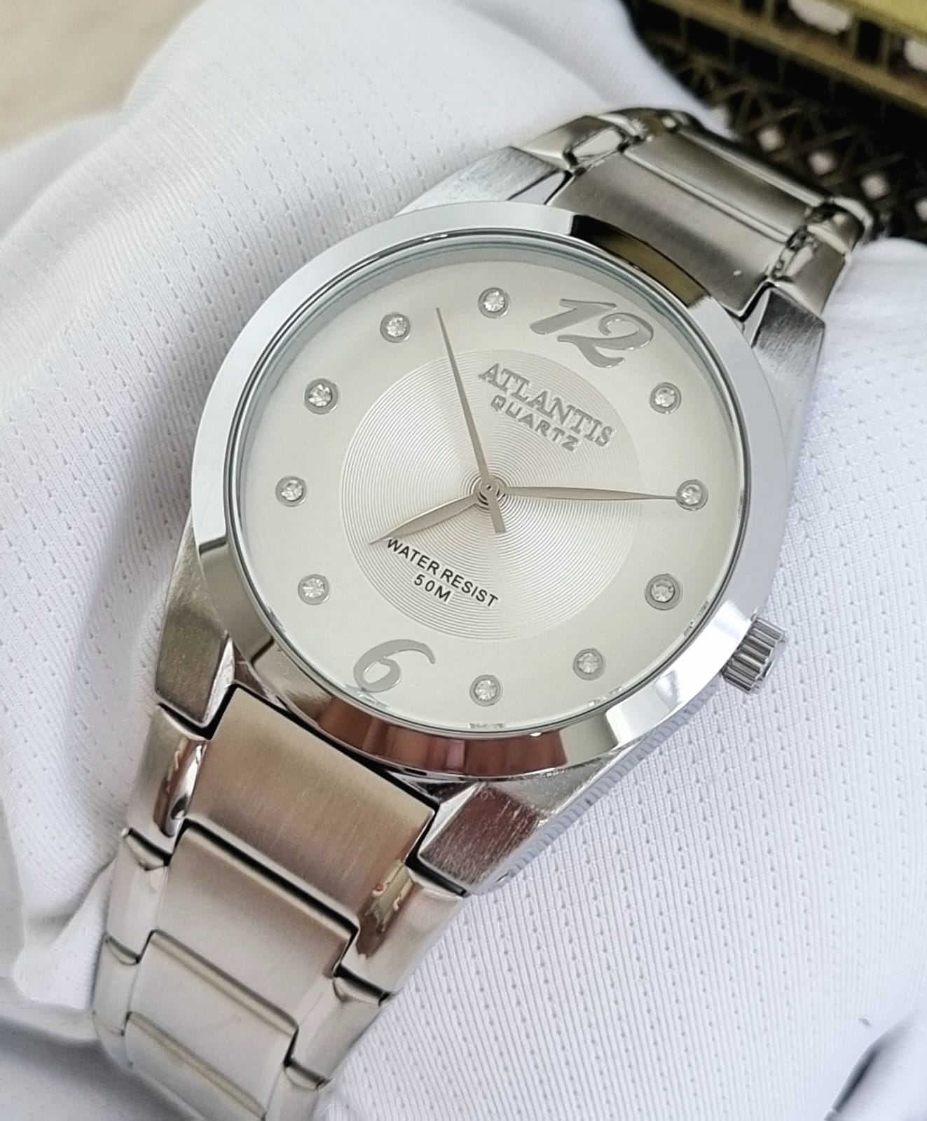 Relógio Atlantis Dourado Feminino G3496P