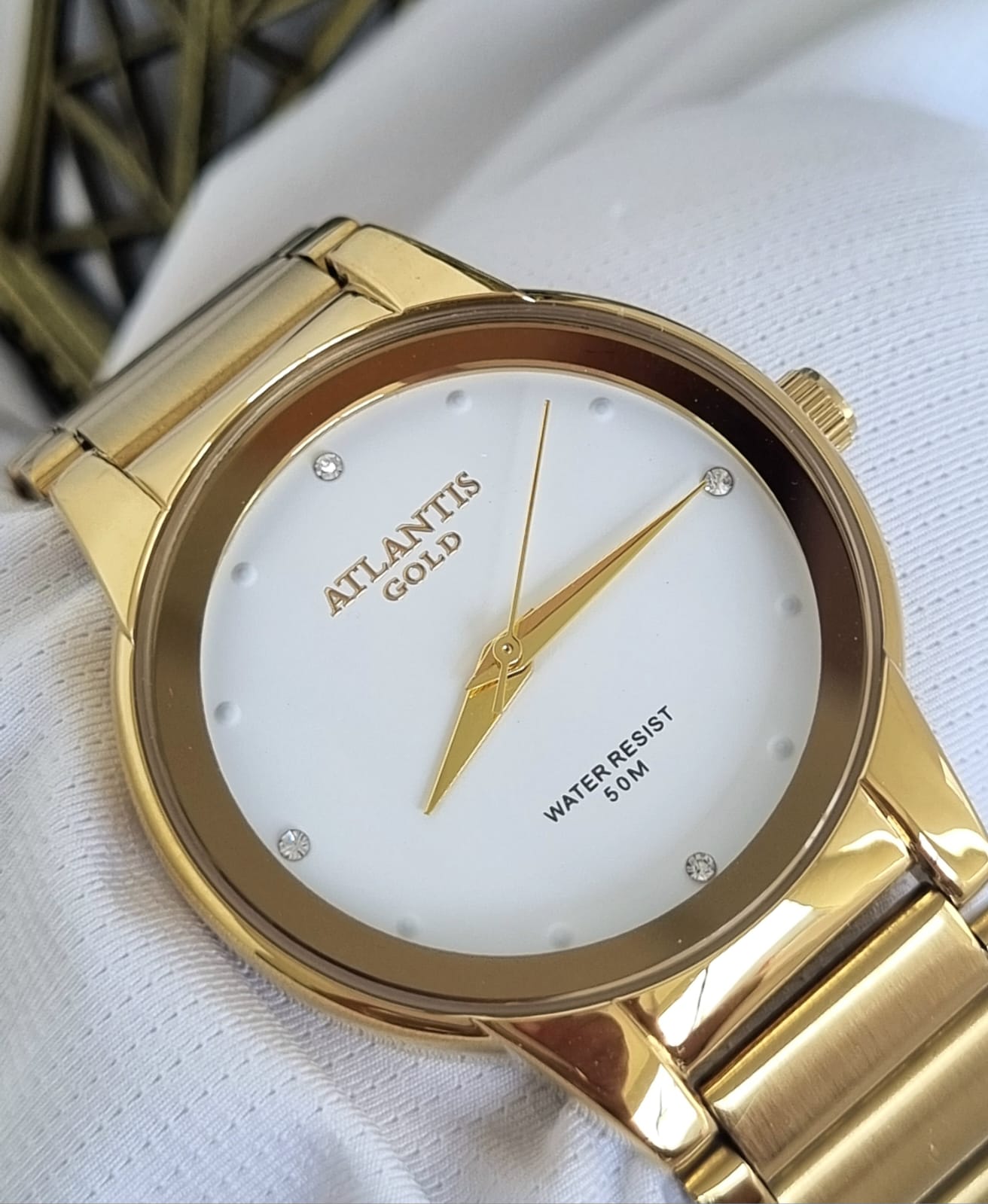 Relógio Atlantis Dourado G3074B