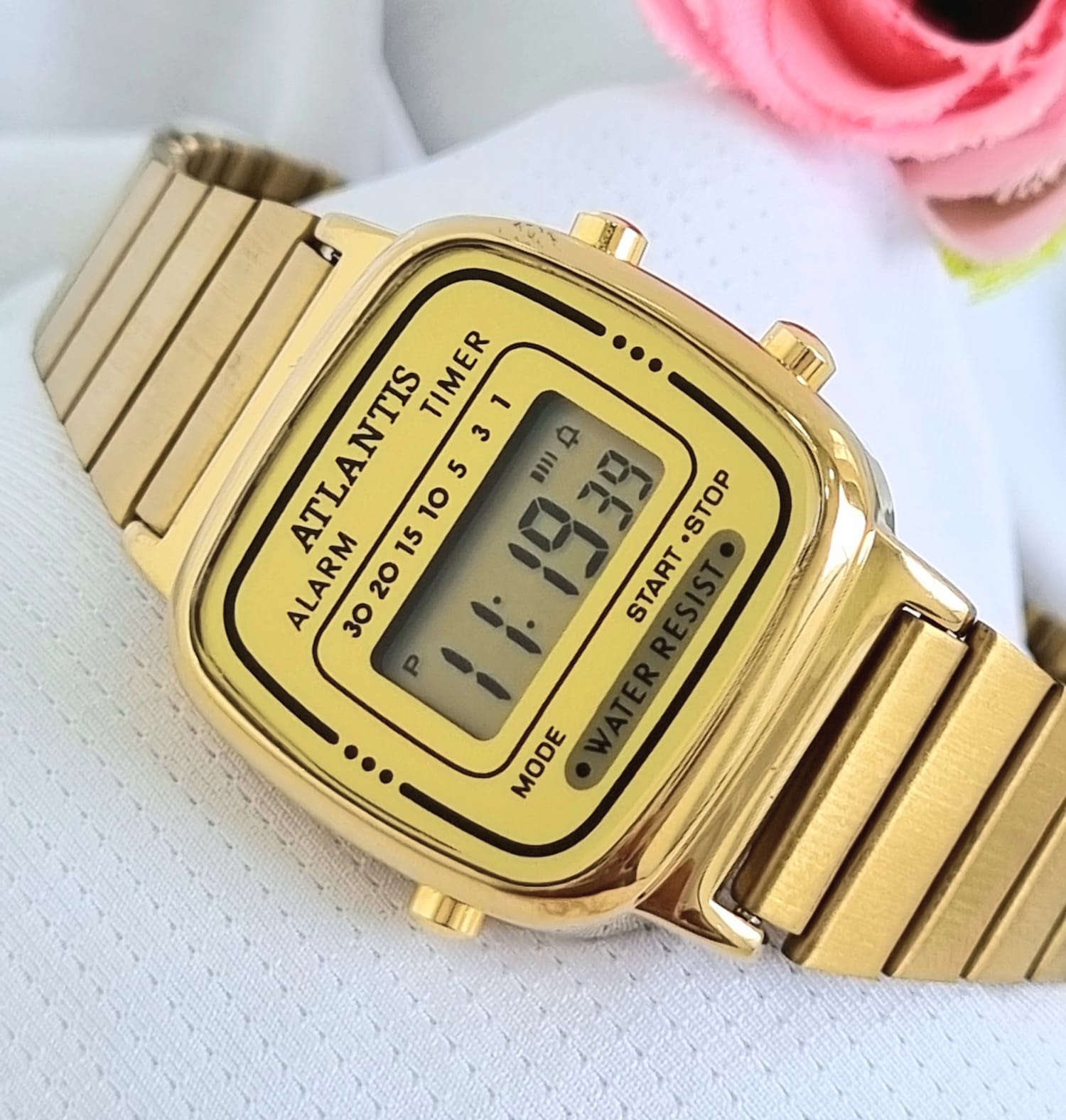 Relógio Atlantis Dourado W8058IXD