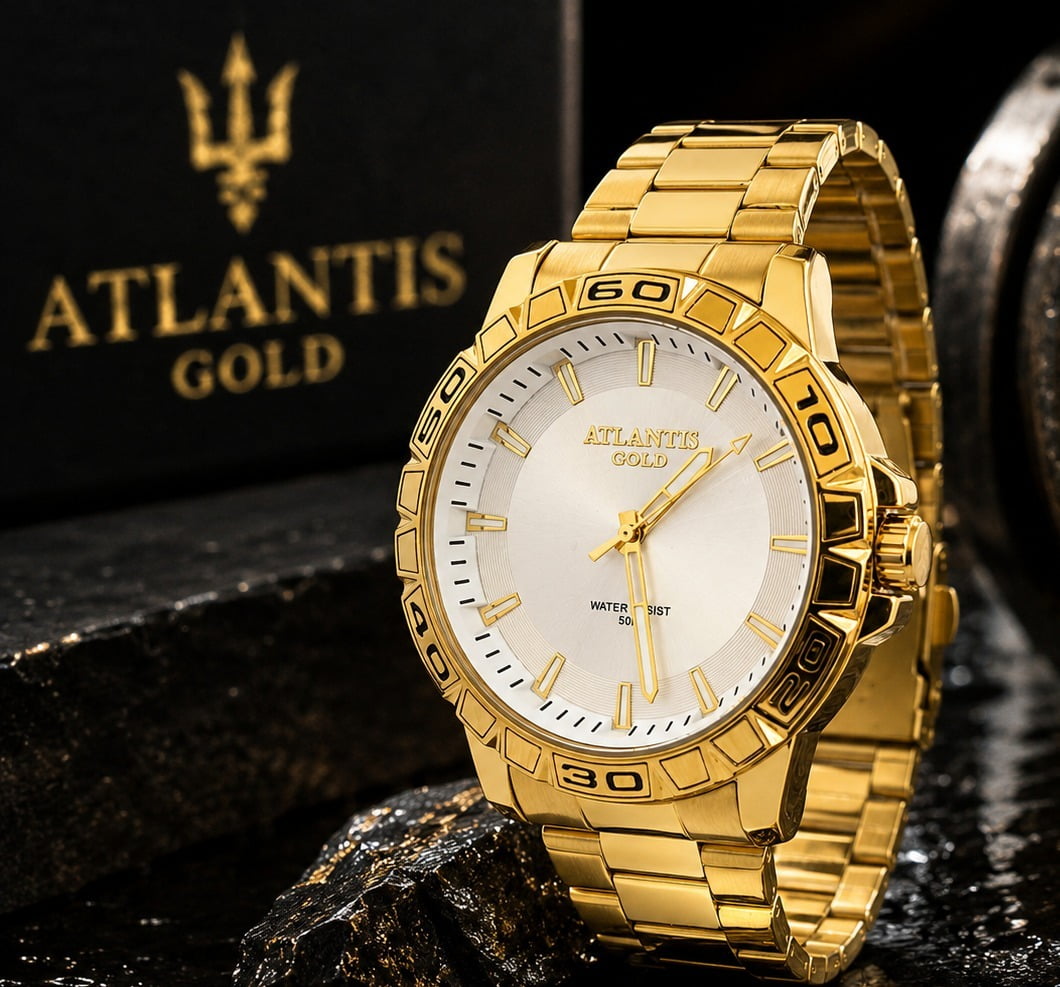 Relógio Atlantis Gold Masculino A8094B