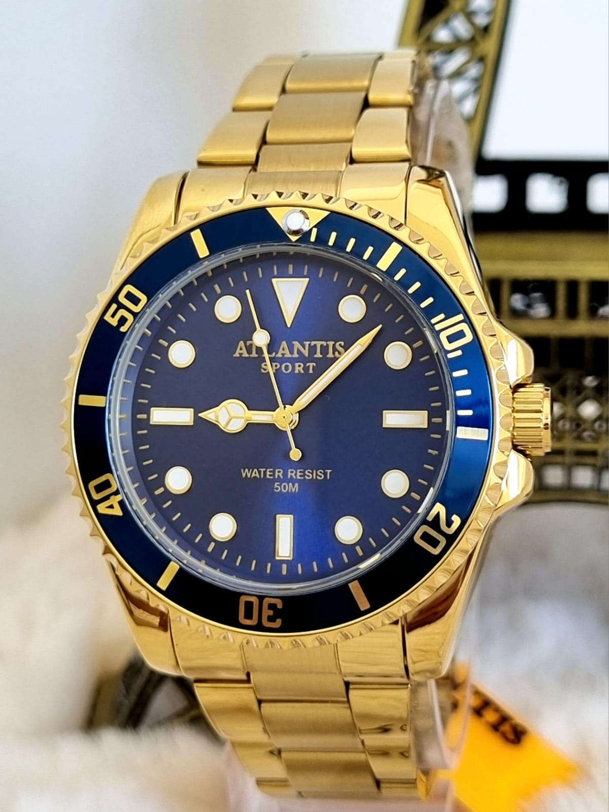 Relógio Atlantis Masculino A8062 Azul
