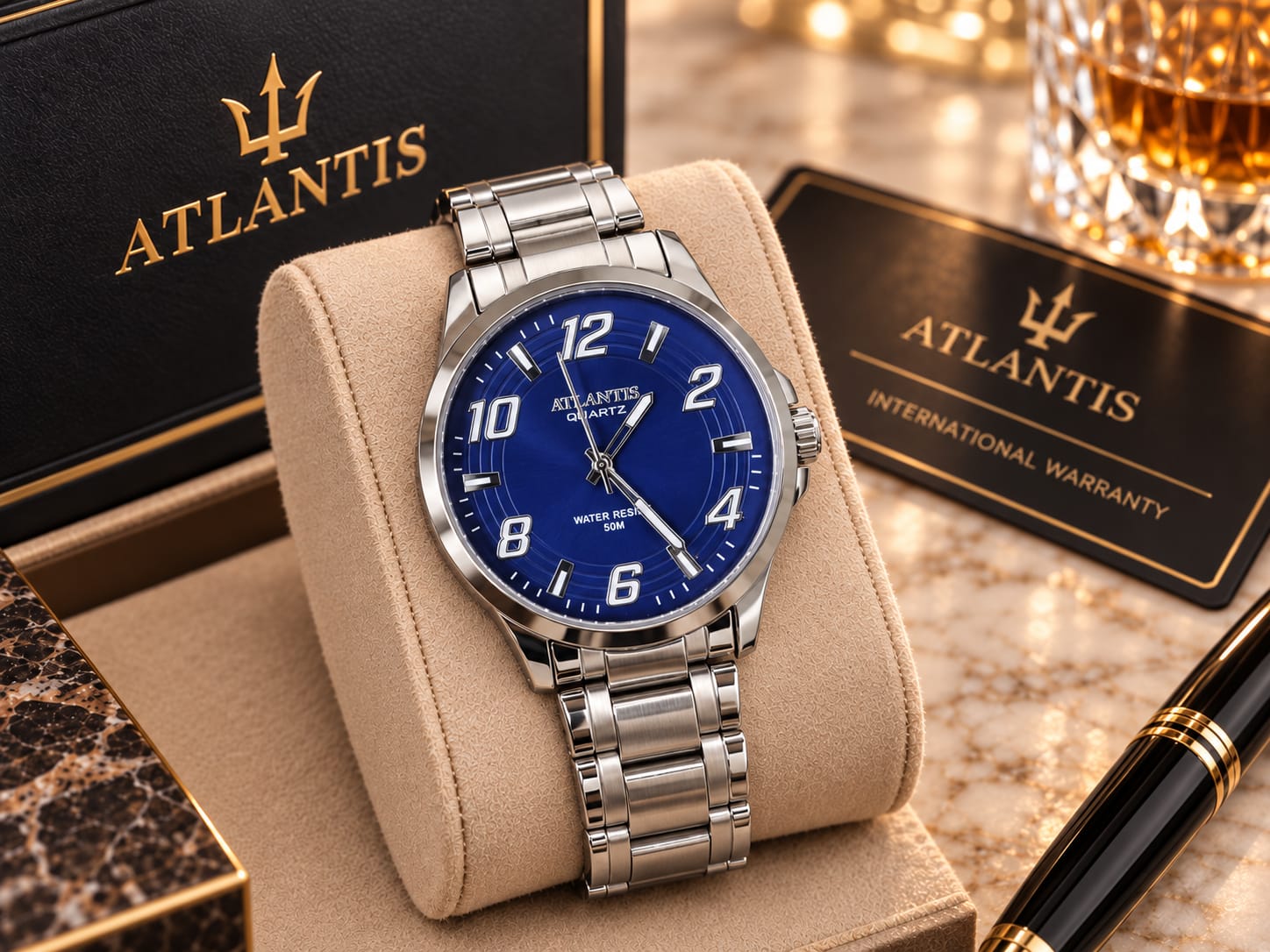 Relógio Atlantis Masculino A8063KU7