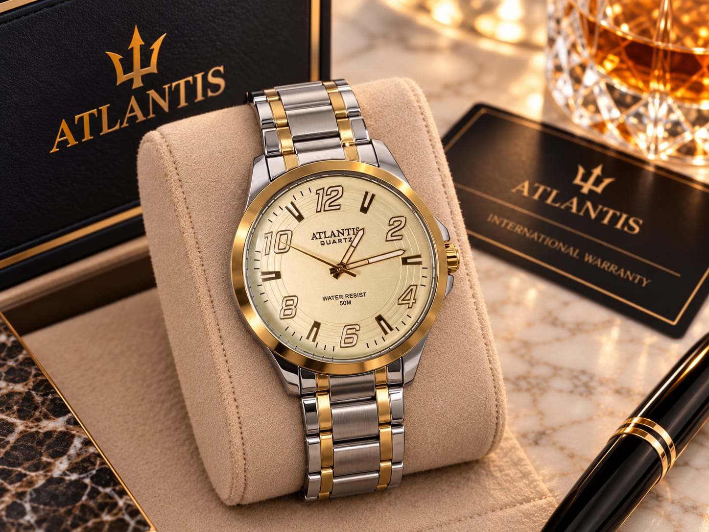 Relógio Atlantis Masculino A8063KU3
