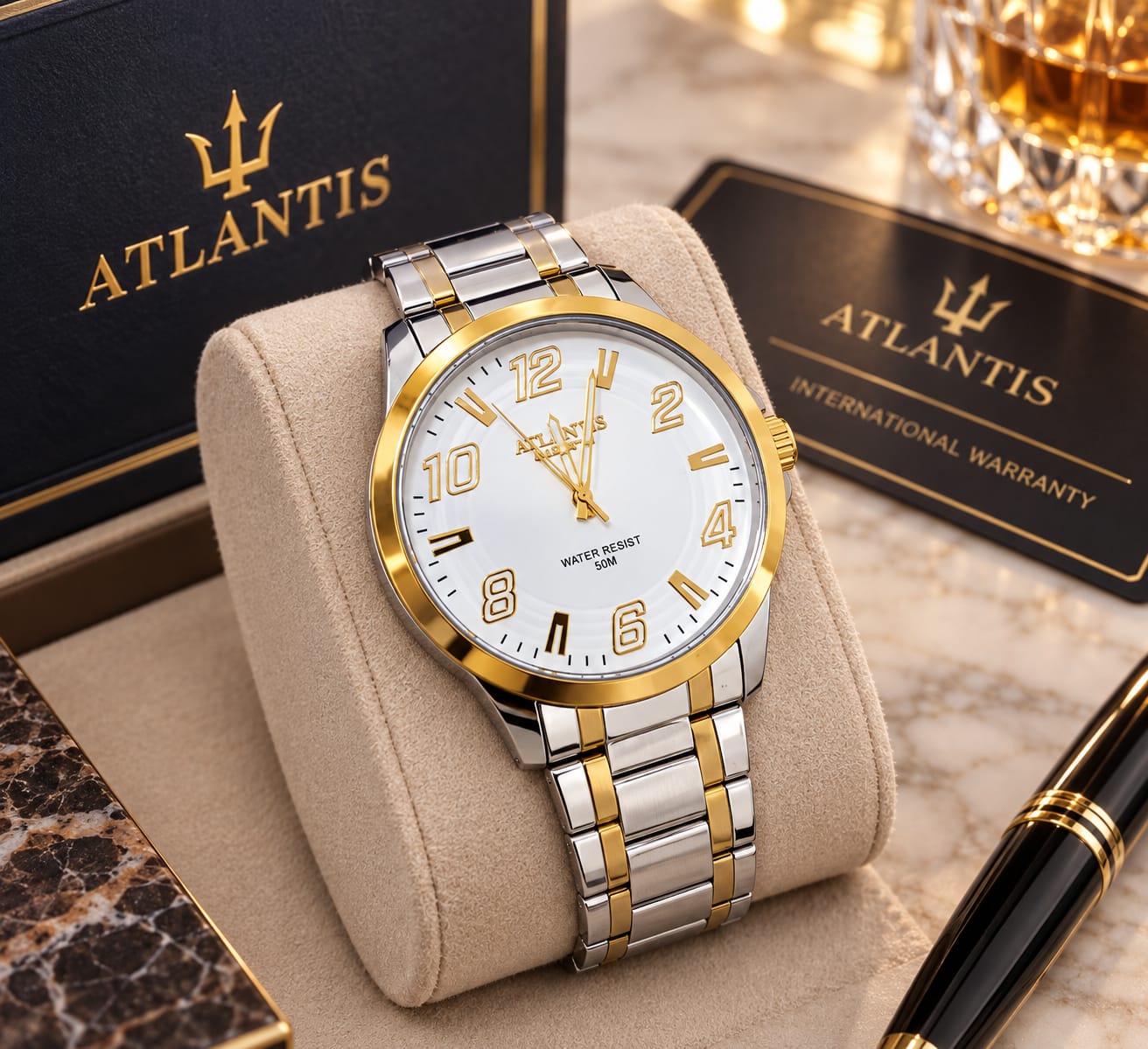 Relógio Atlantis Masculino A8063KU5