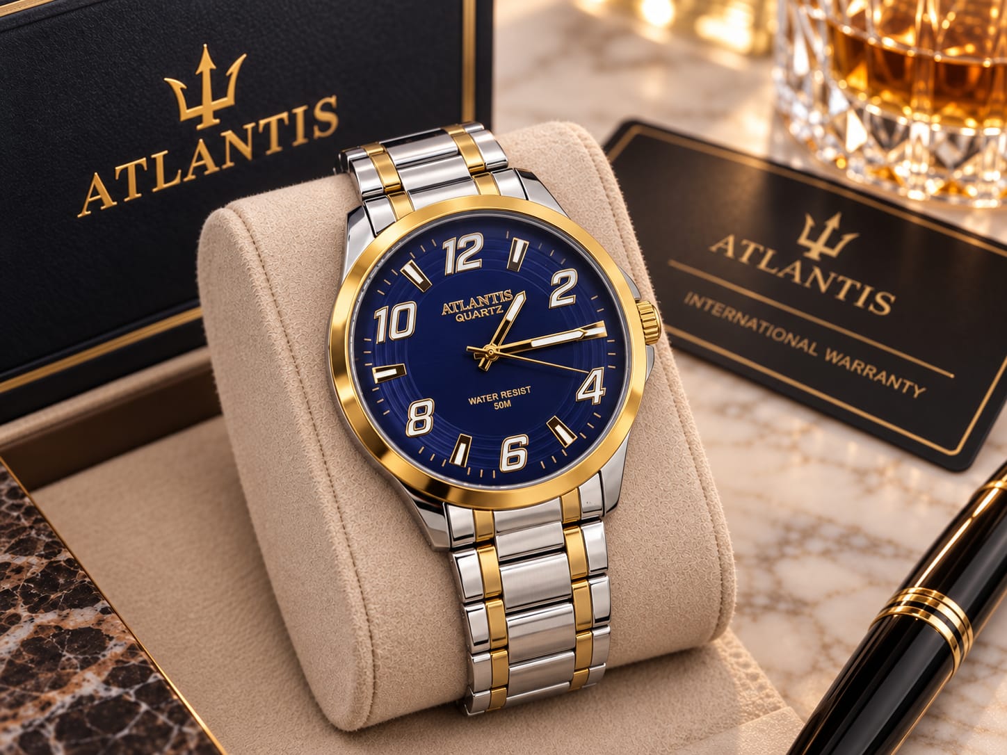 Relógio Atlantis Masculino A8063KU6