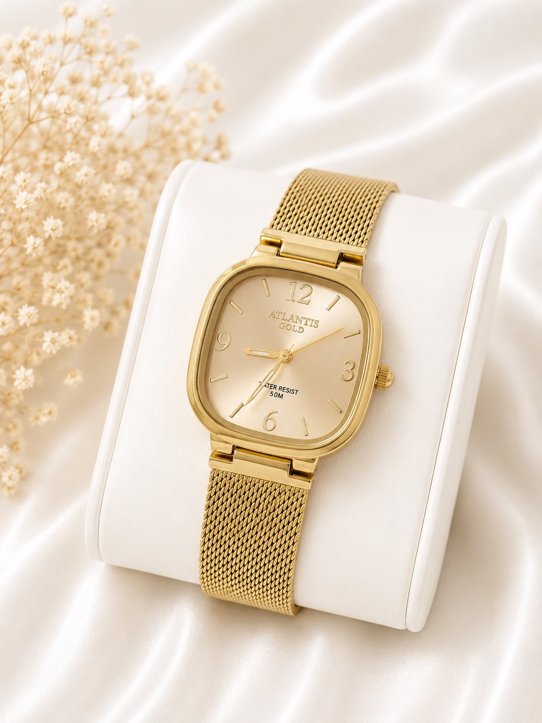Relógio Atlantis Prata Feminino B8057