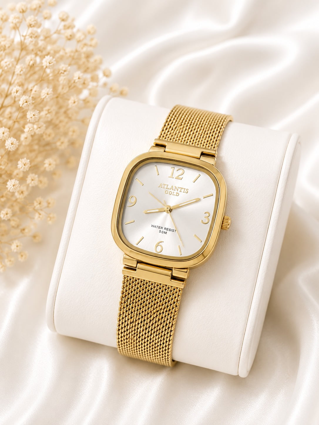 Relógio Atlantis Prata Feminino B8057B