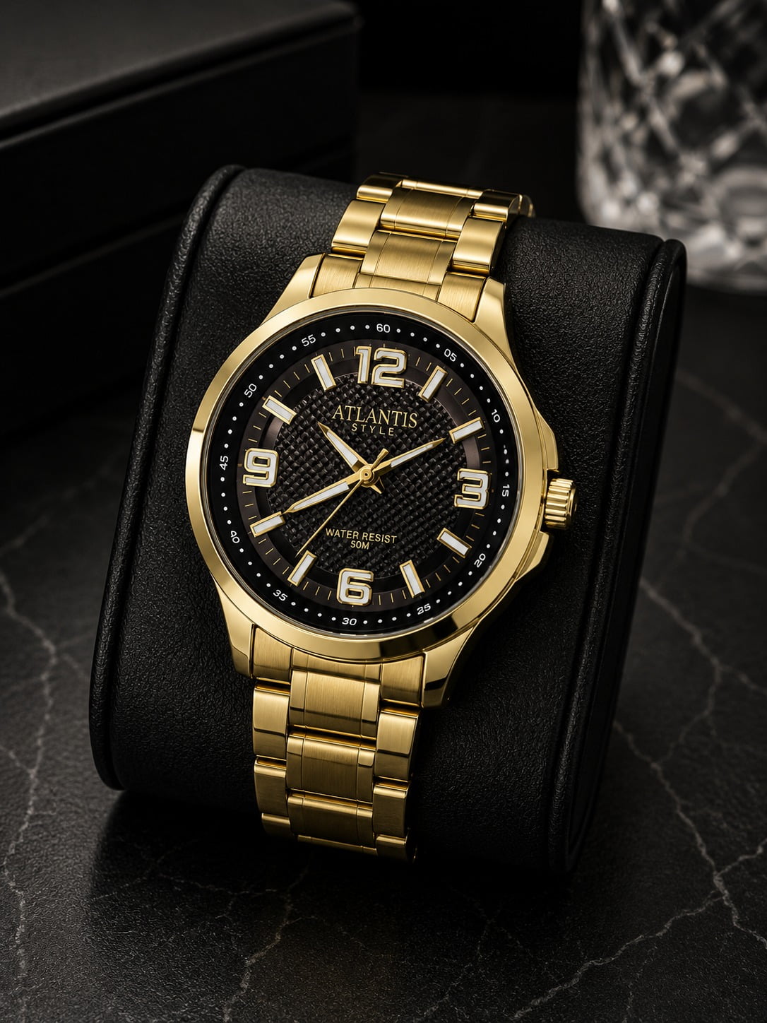 Relógio Banhado a Ouro Atlantis G90073