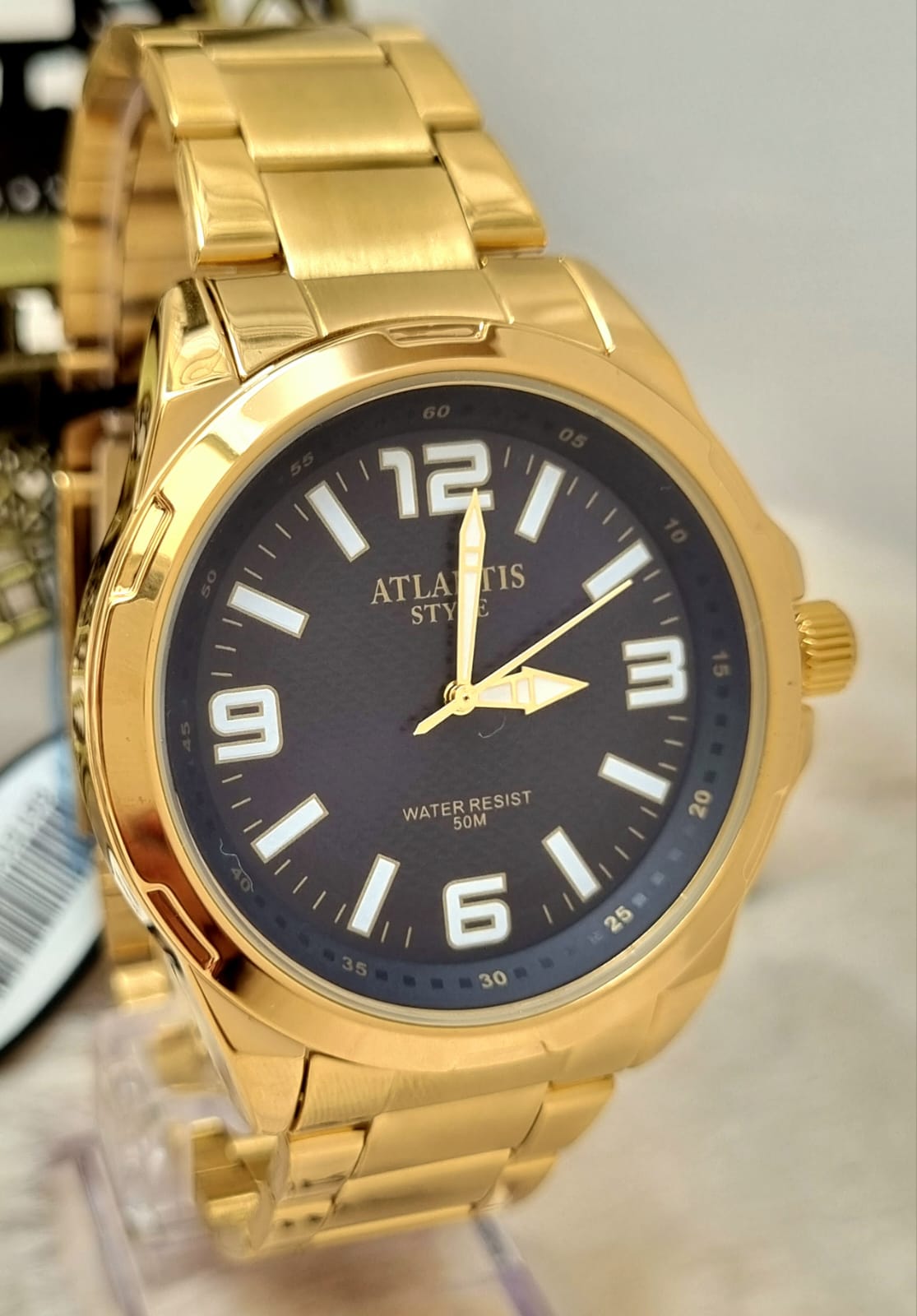 Relógio Banhado a Ouro Atlantis G90074