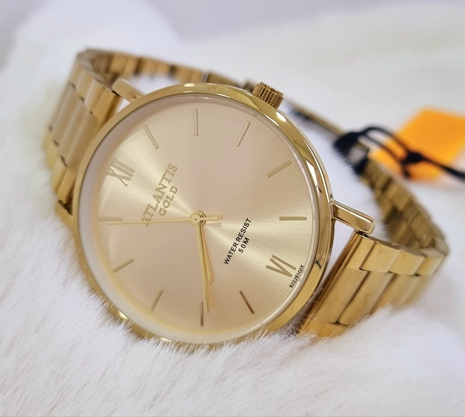 Relógio Banhado a Ouro Atlantis Gold 6222C