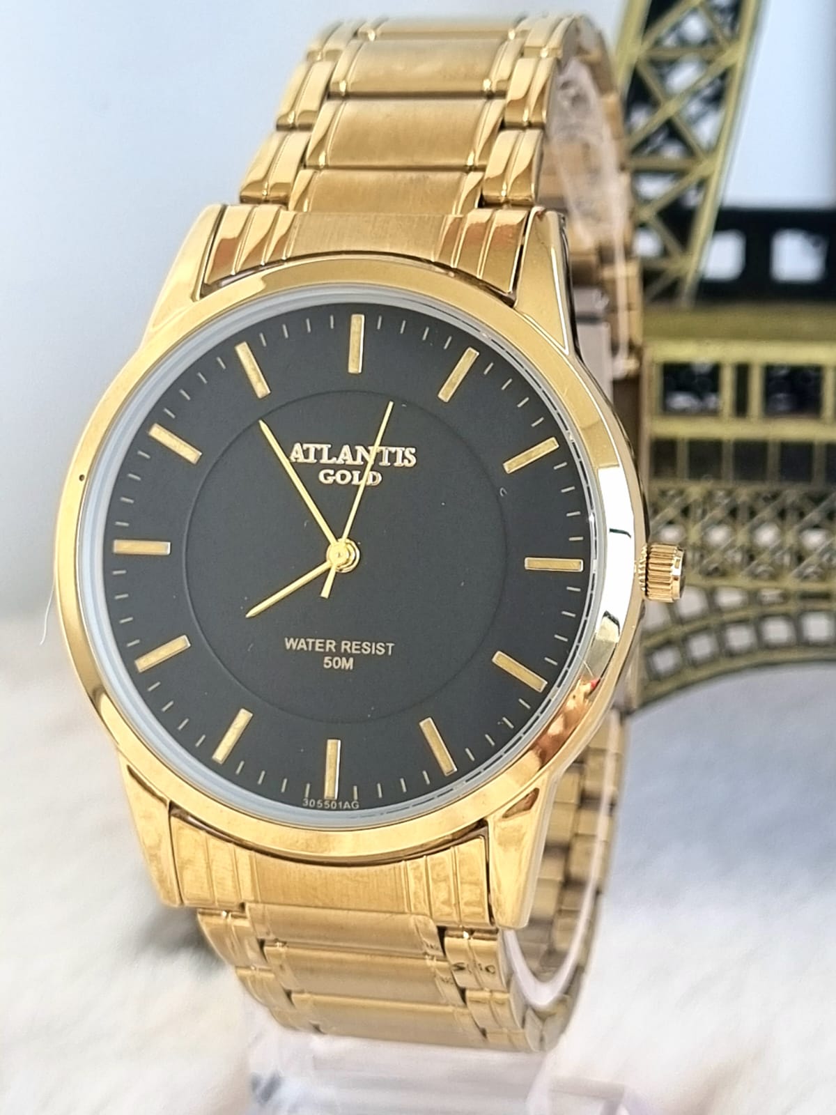 Relógio Banhado a Ouro Atlantis Gold A30431