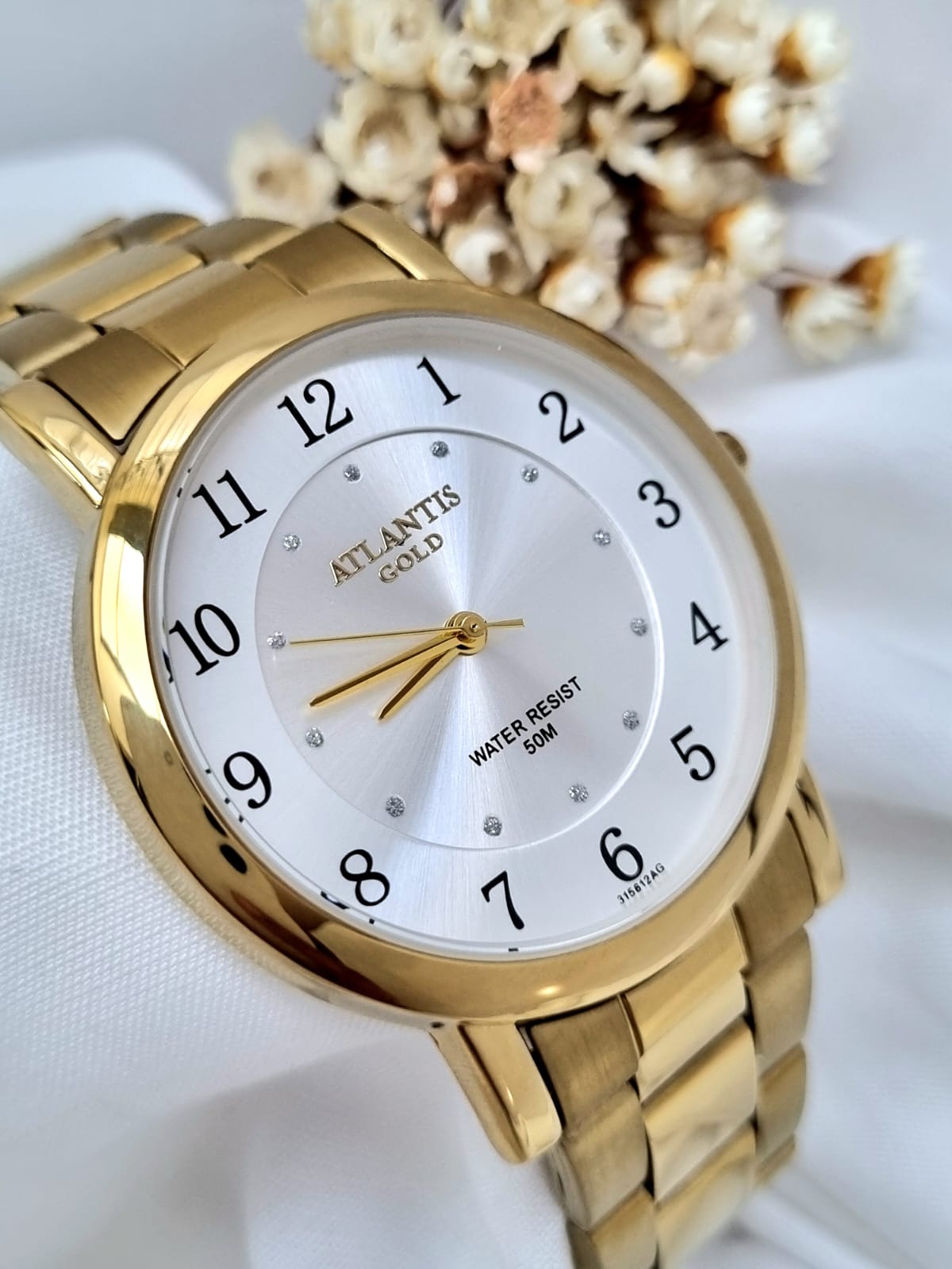 Relógio Banhado a Ouro Atlantis Gold A31561