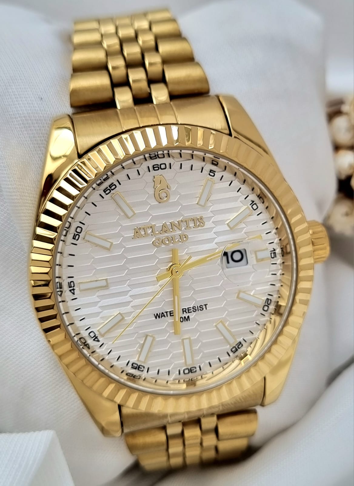 Relógio Banhado a Ouro Atlantis Gold A80223