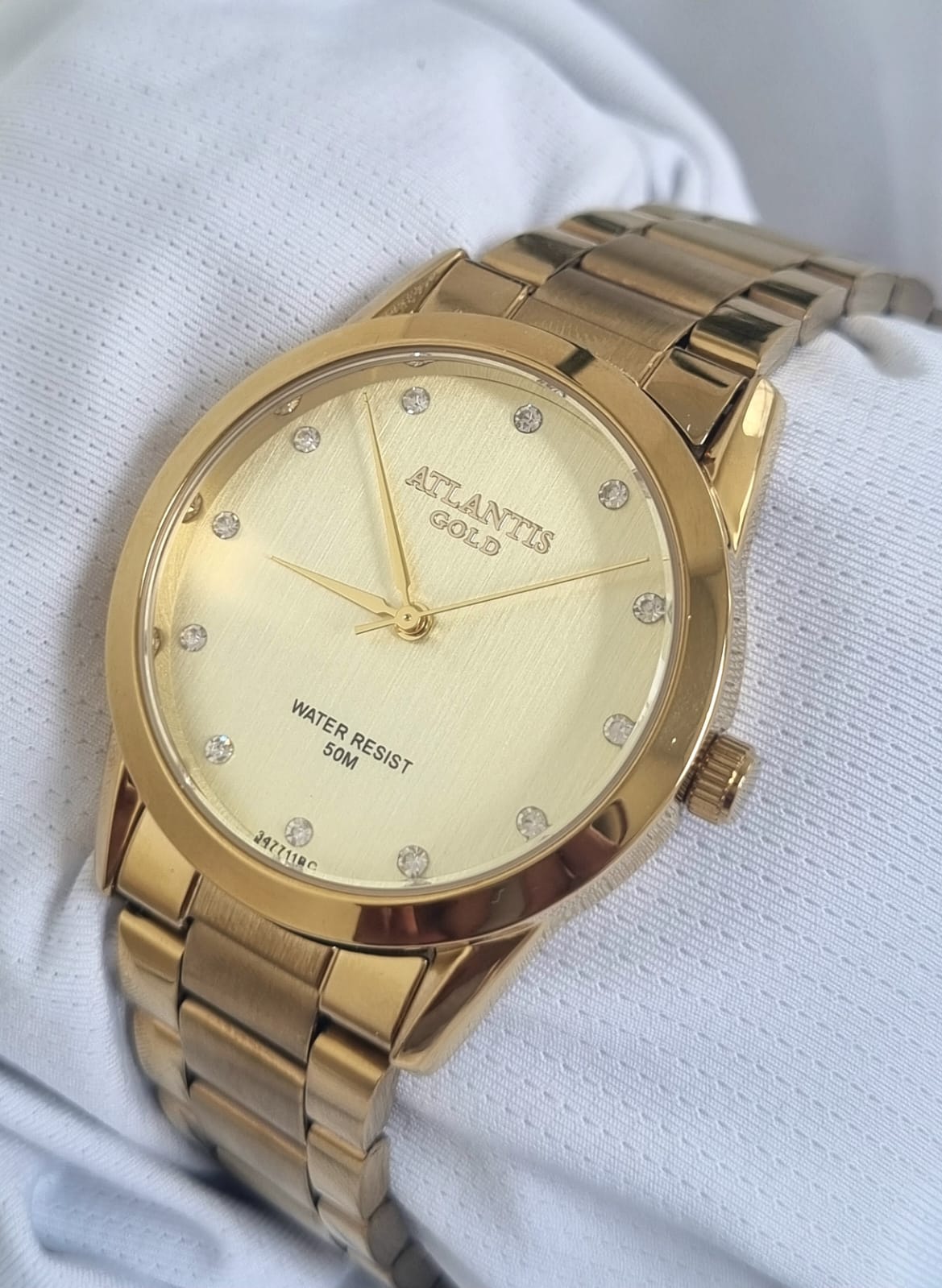 Relógio Banhado a Ouro Atlantis Gold B3477