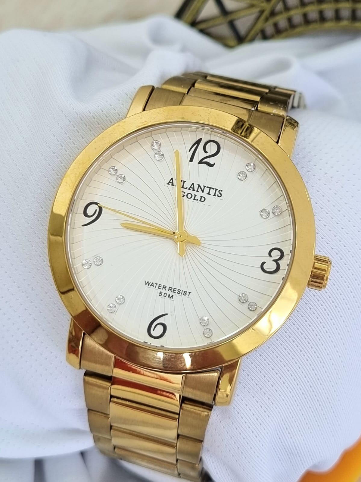 Relógio Banhado a Ouro Atlantis Gold G2005S