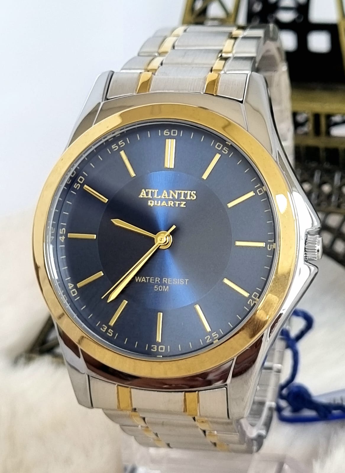 Relógio Banhado a Ouro Atlantis Gold G3071A