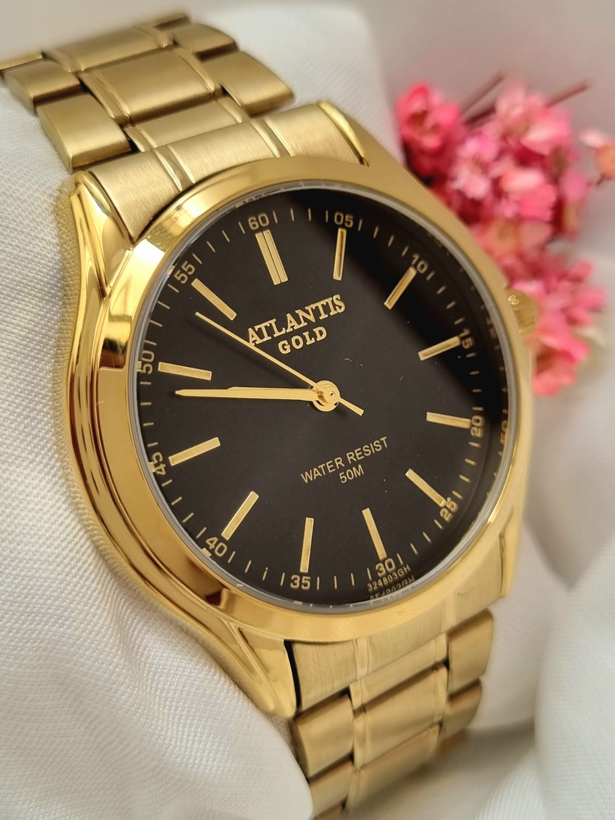 Relógio Banhado a Ouro Atlantis Gold G32483