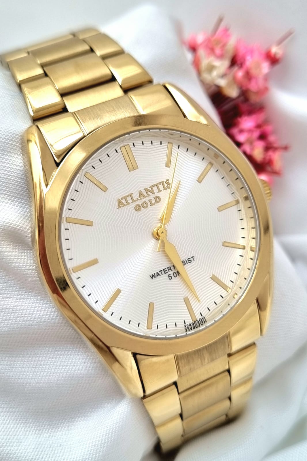 Relógio Banhado a Ouro Atlantis Gold G32493