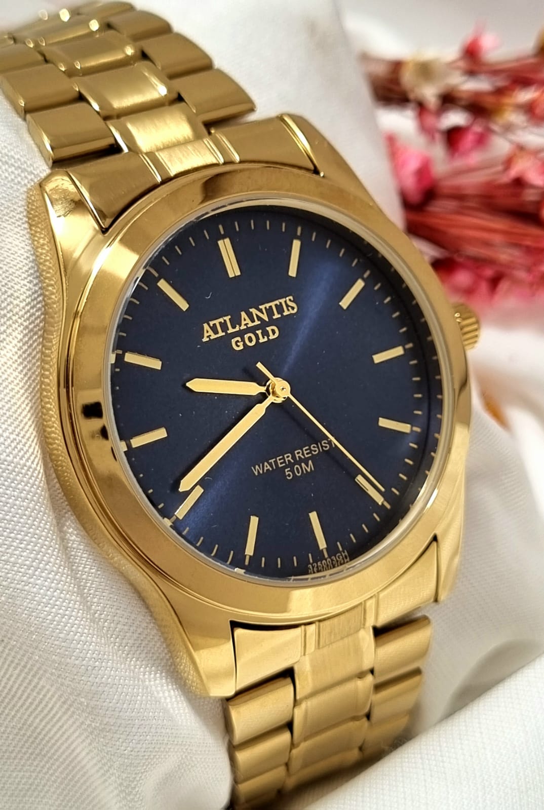 Relógio Banhado a Ouro Atlantis Gold G32501