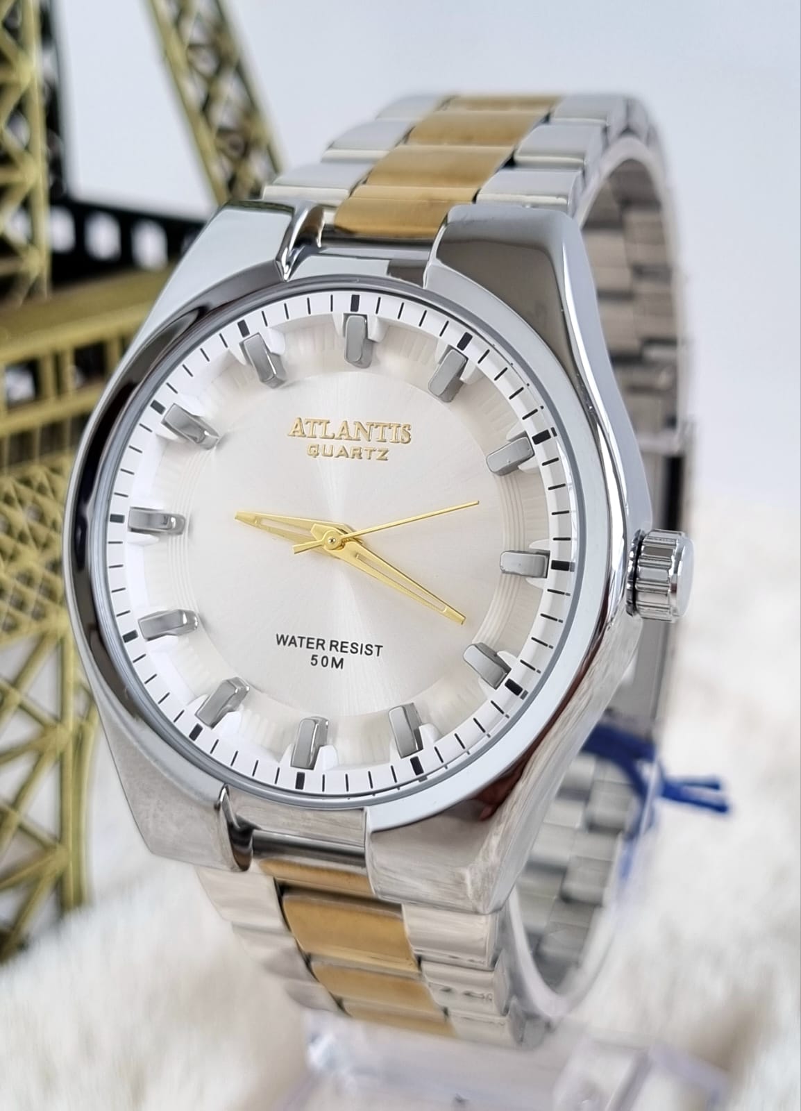 Relógio Banhado a Ouro Atlantis Gold G3458