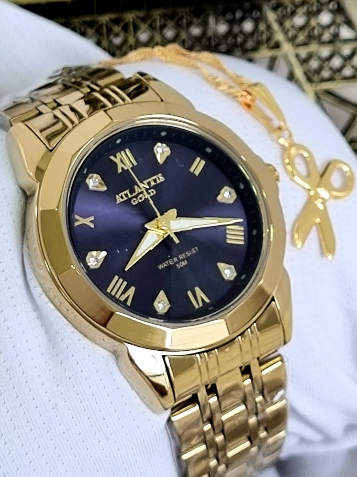 Relógio Banhado a Ouro Atlantis Gold G3464K4