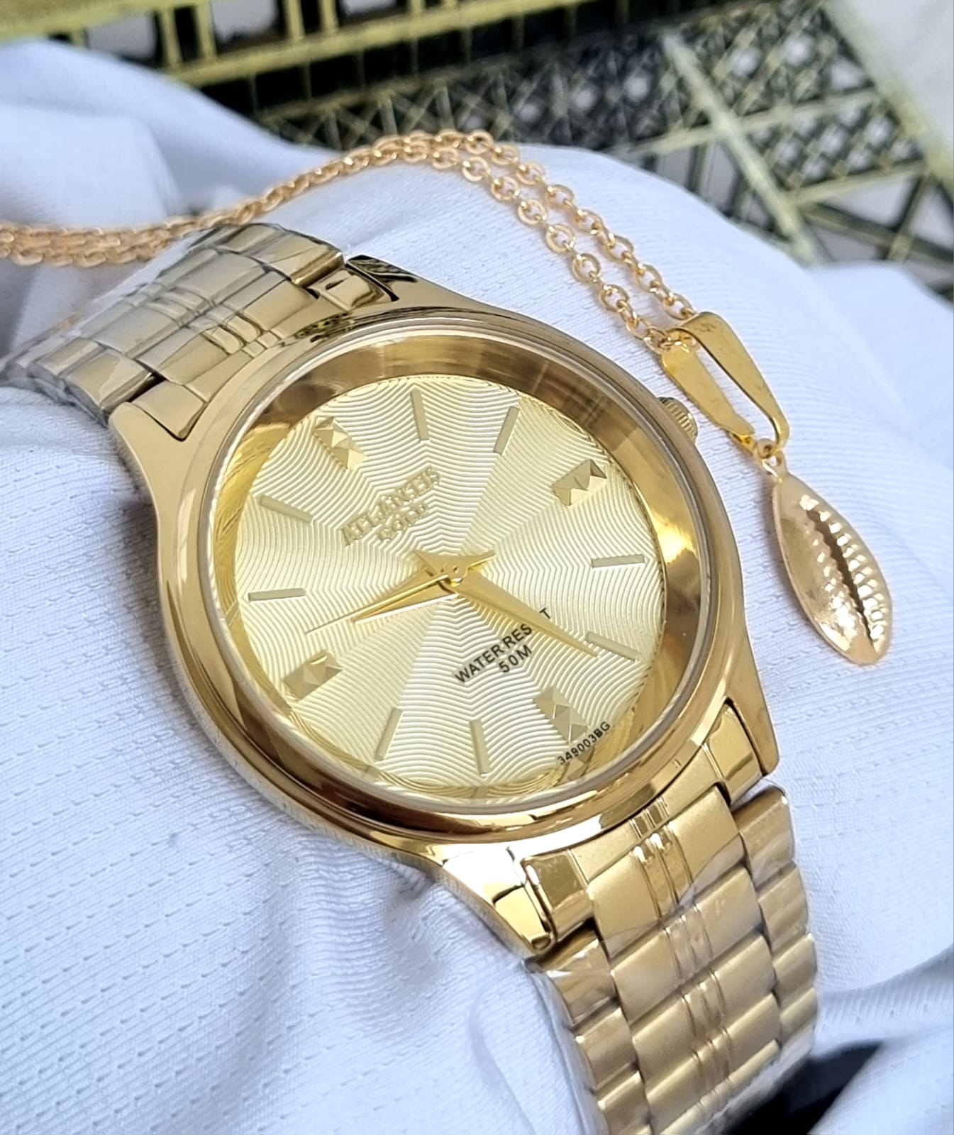 Relógio Banhado a Ouro Atlantis Gold G3490K4