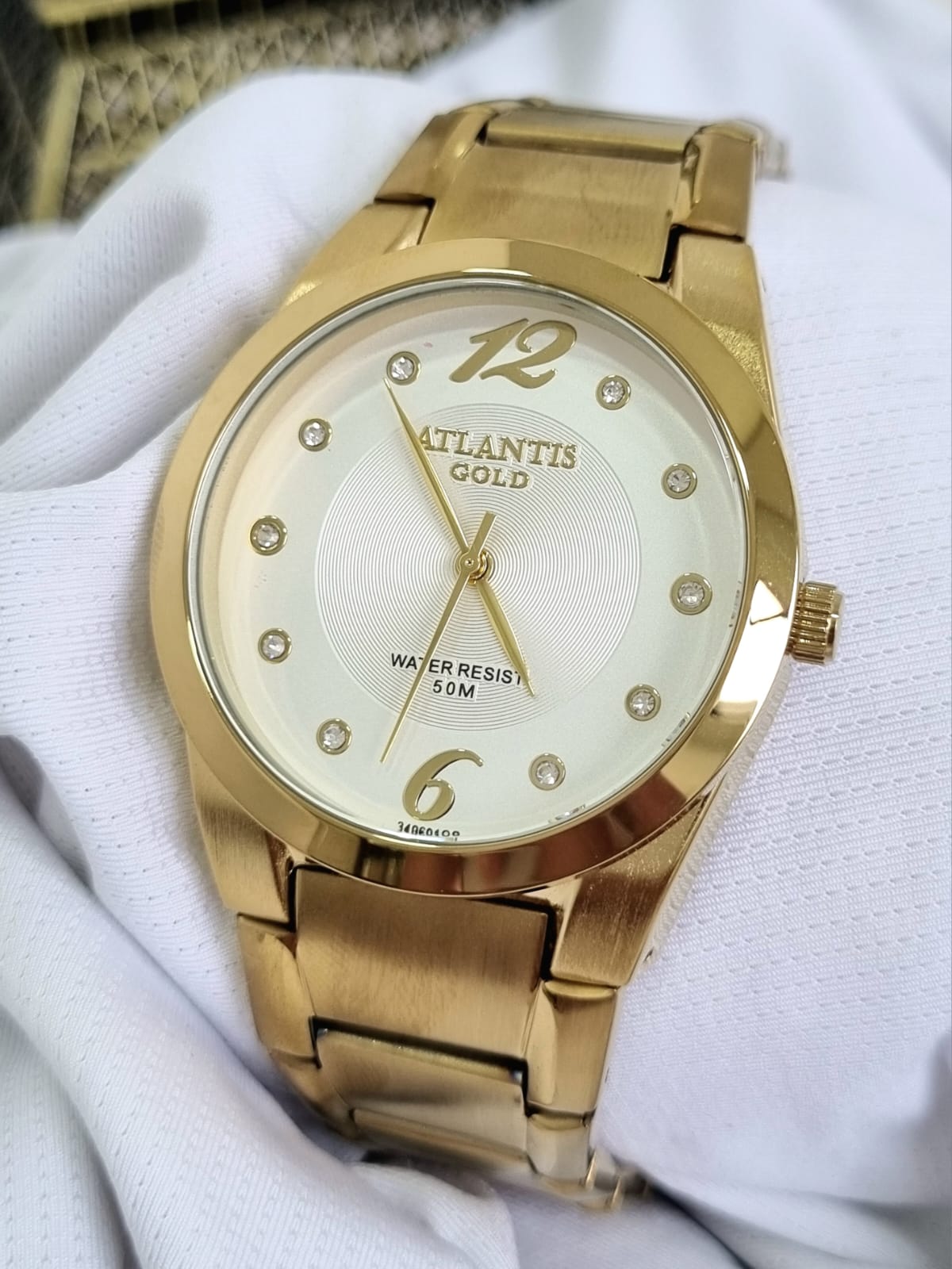 Relógio Banhado a Ouro Atlantis Gold G34962