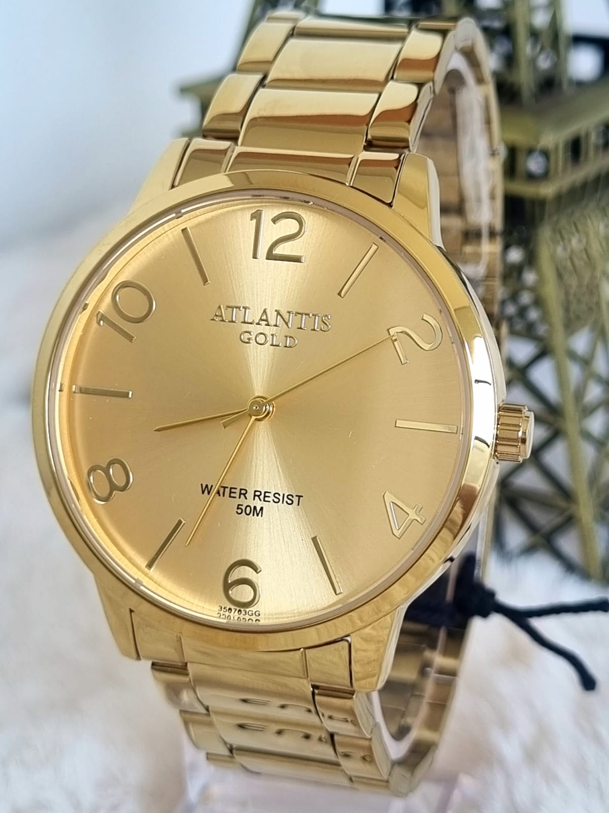 Relógio Banhado a Ouro Atlantis Gold G3507