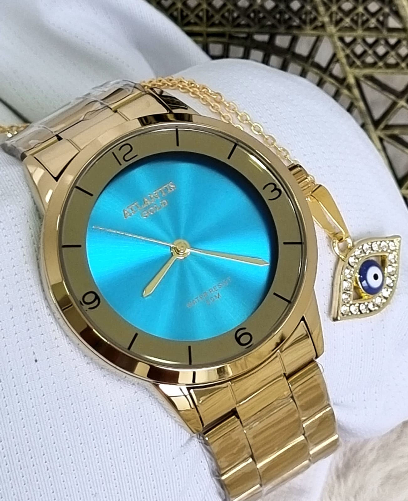 Relógio Banhado a Ouro Atlantis Gold G3508K4