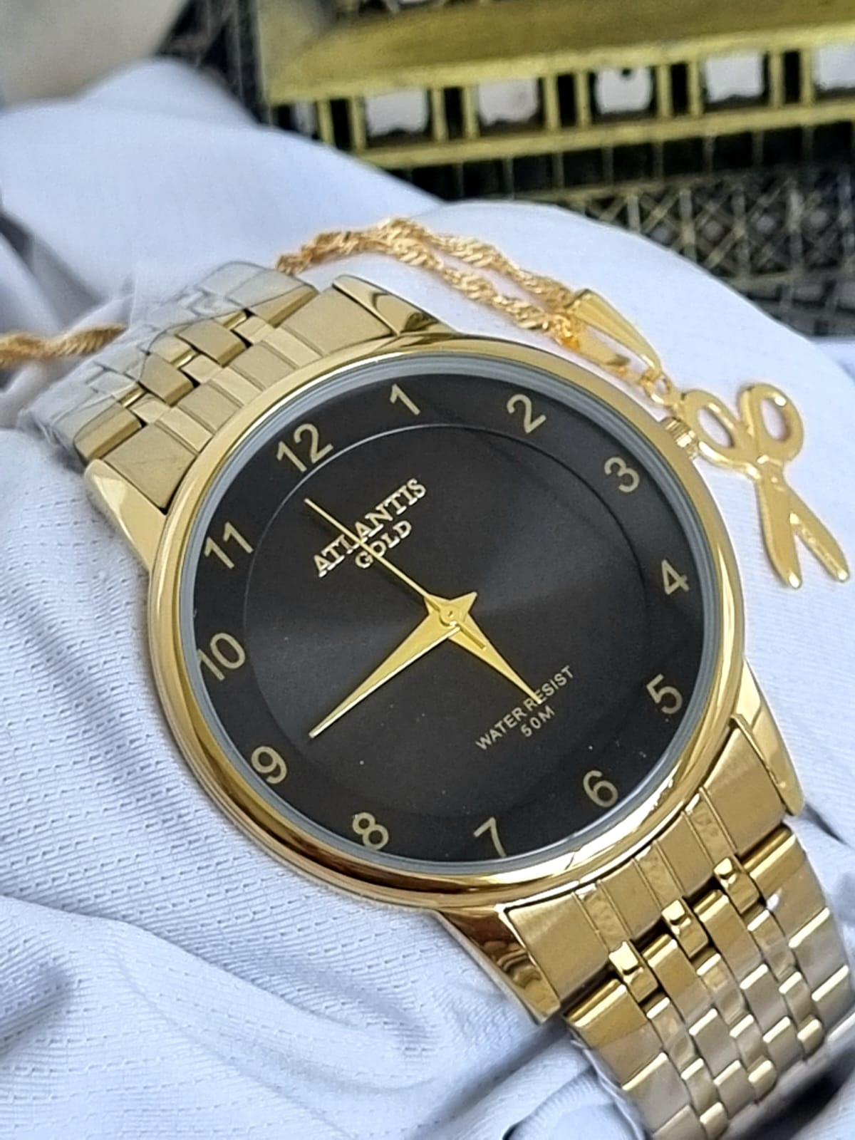 Relógio Banhado a Ouro Atlantis Gold G35232k3