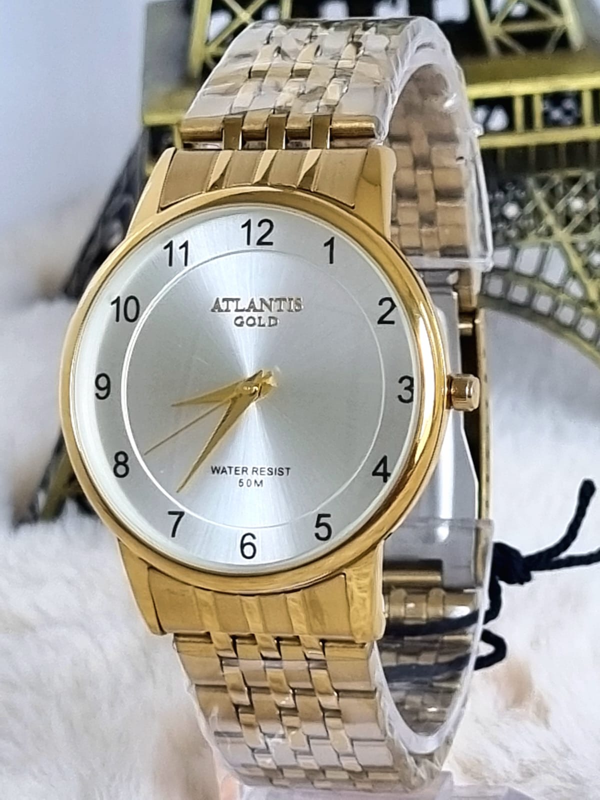 Relógio Banhado a Ouro Atlantis Gold G35233