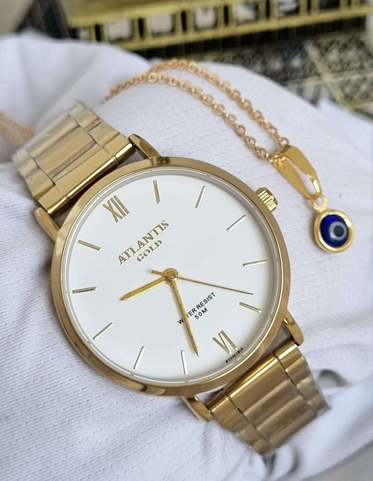 Relógio Banhado a Ouro Atlantis Gold G6222AK2