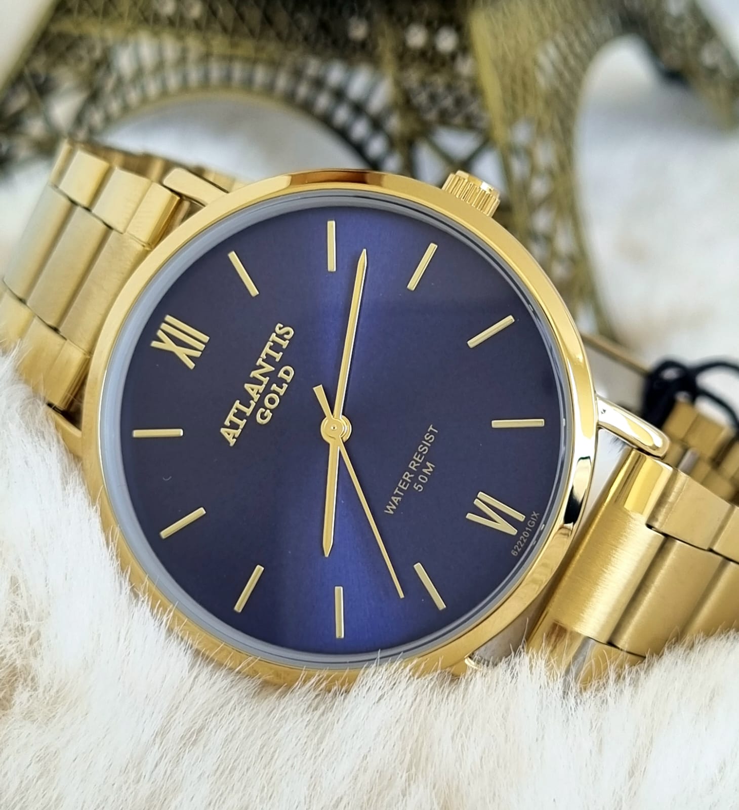 Relógio Banhado a Ouro Atlantis Gold G6222AN