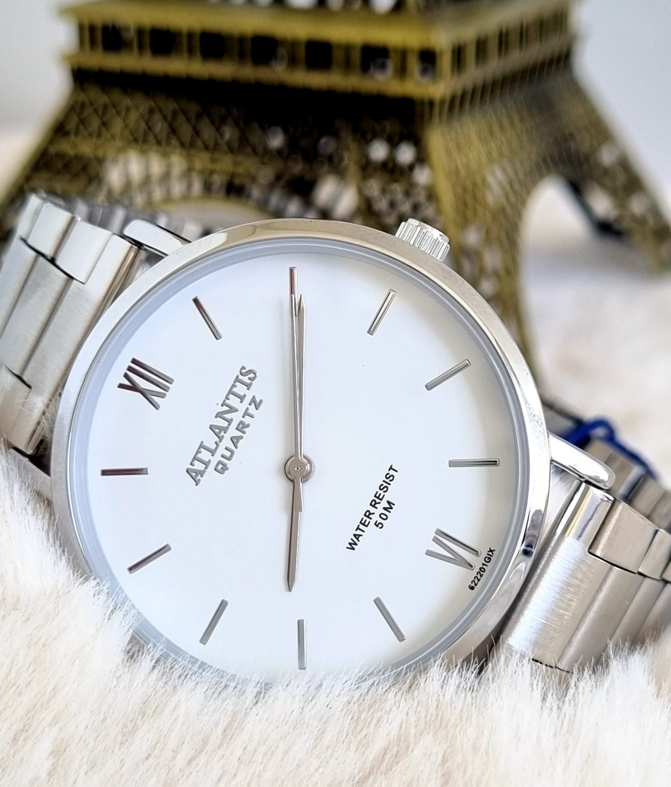 Relógio Banhado a Ouro Atlantis Gold G6222APB