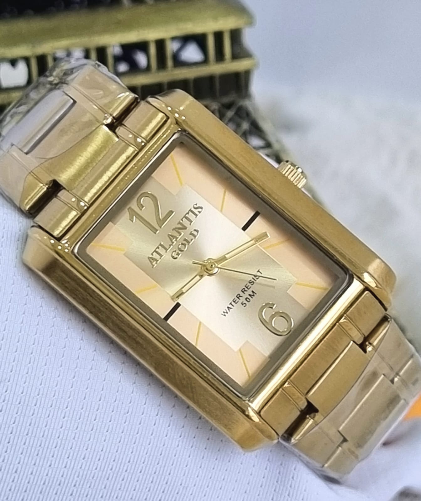 Relógio Banhado a Ouro Atlantis Gold G8005