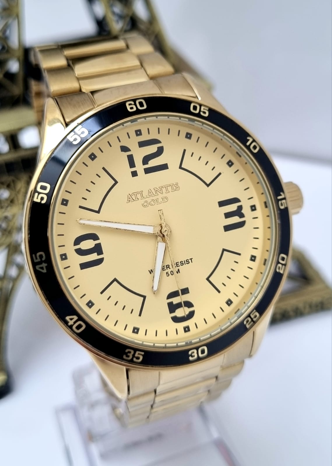Relógio Banhado a Ouro Atlantis Gold G80072