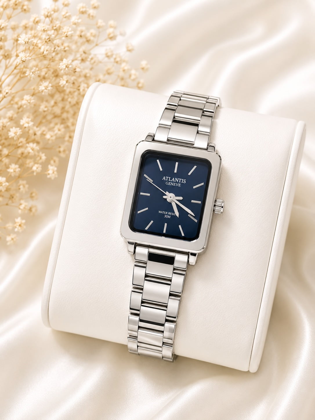 Relógio Feminino Altantis Prata W8115PA