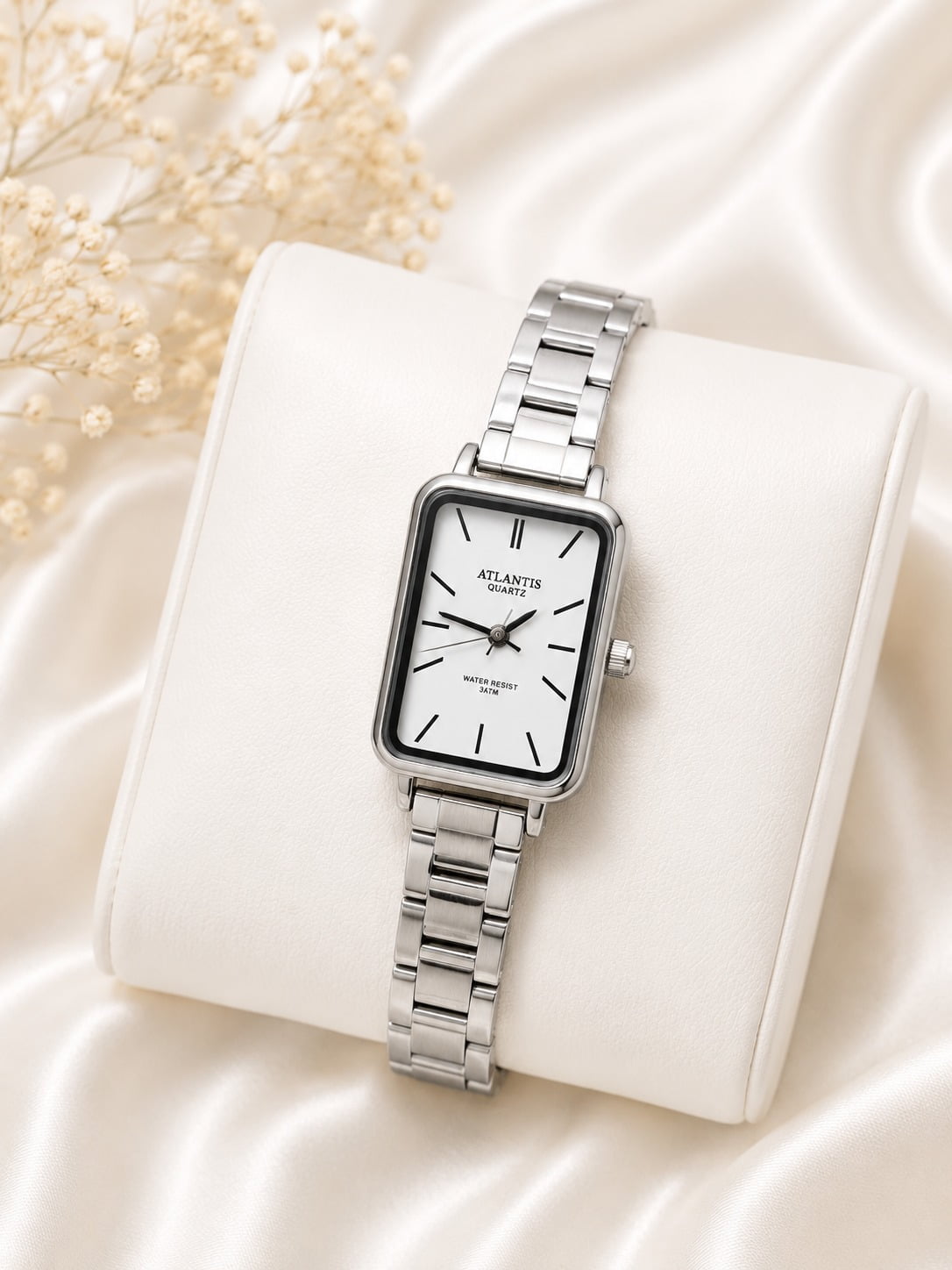 Relógio Feminino Altantis Prata W8116BP