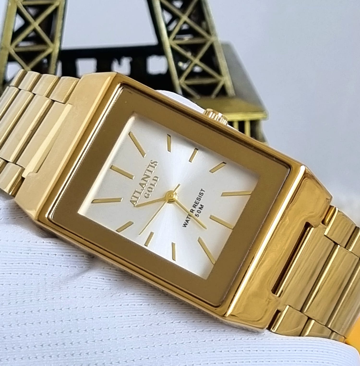 Relógio Feminino Atlantis Dourado G3256BL