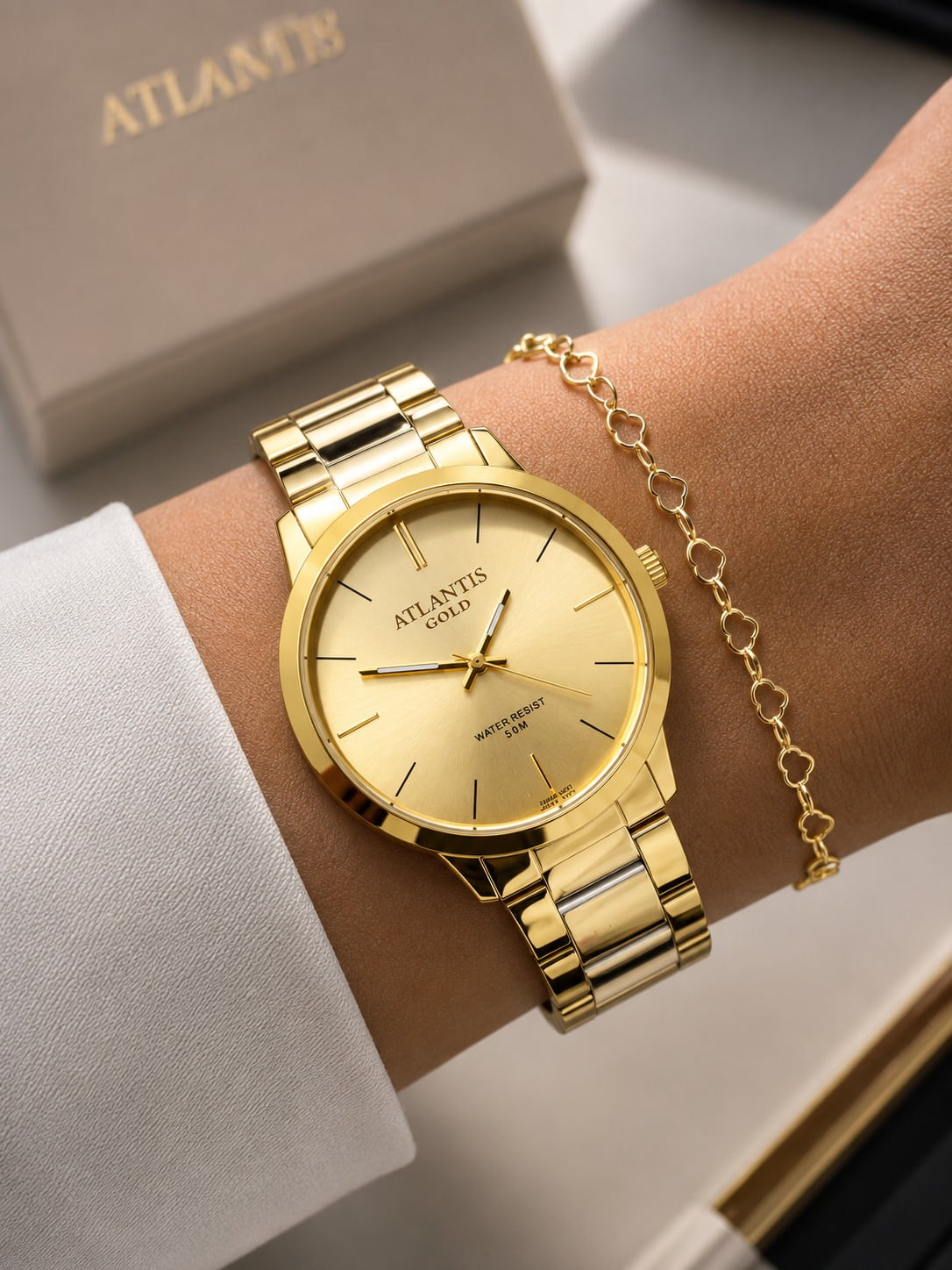 Relógio Feminino Atlantis Gold G3200K1