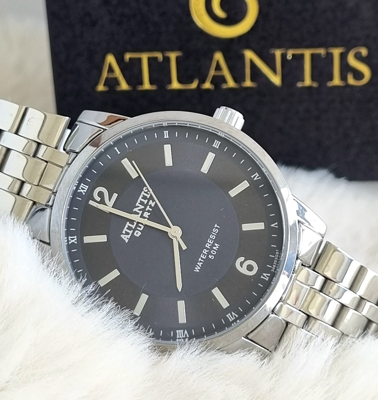 Relógio MAsculino Atlantis Gold G3462 Prata