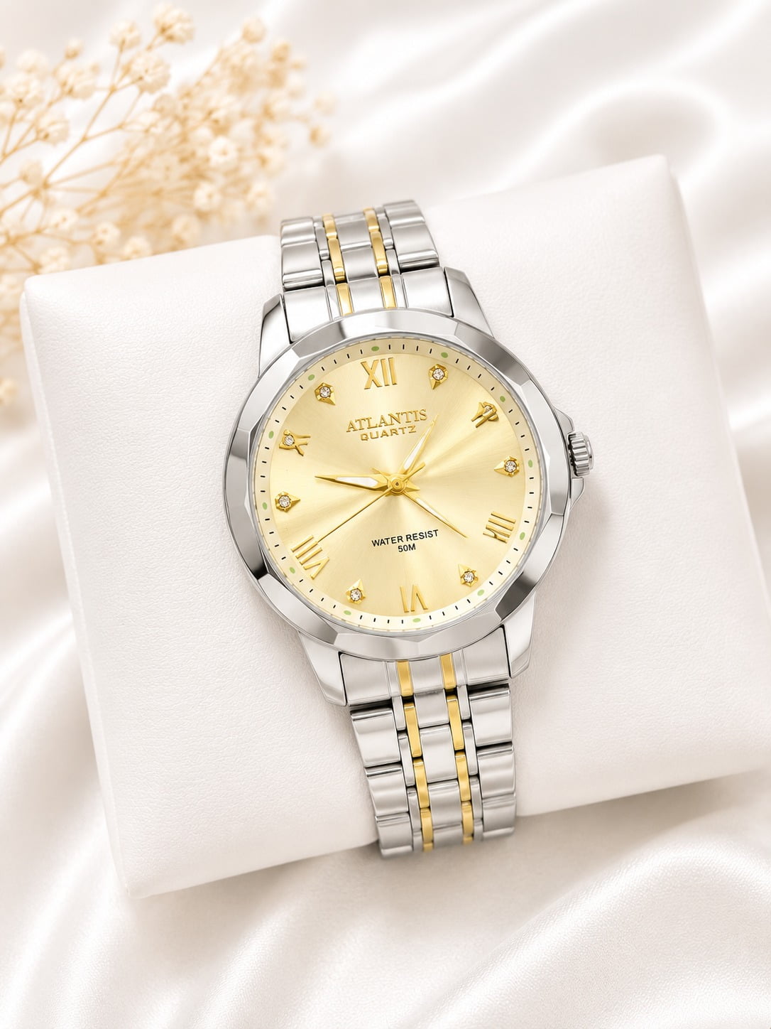 Relógio Feminino Atlantis Misto G8029