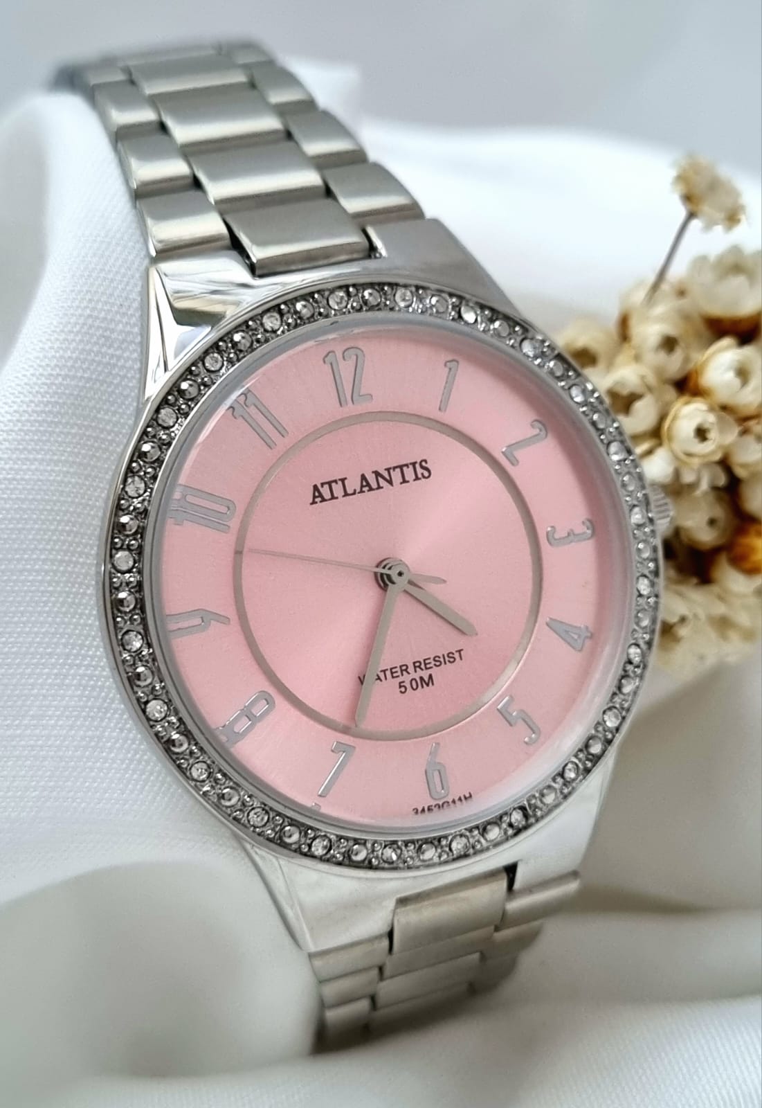 Relógio Feminino Atlantis Prata G3452