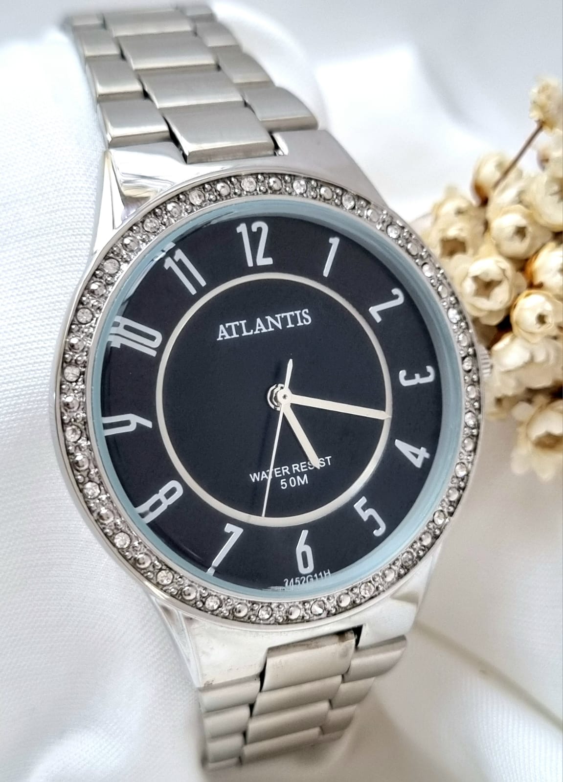 Relógio Feminino Atlantis Prata G34521