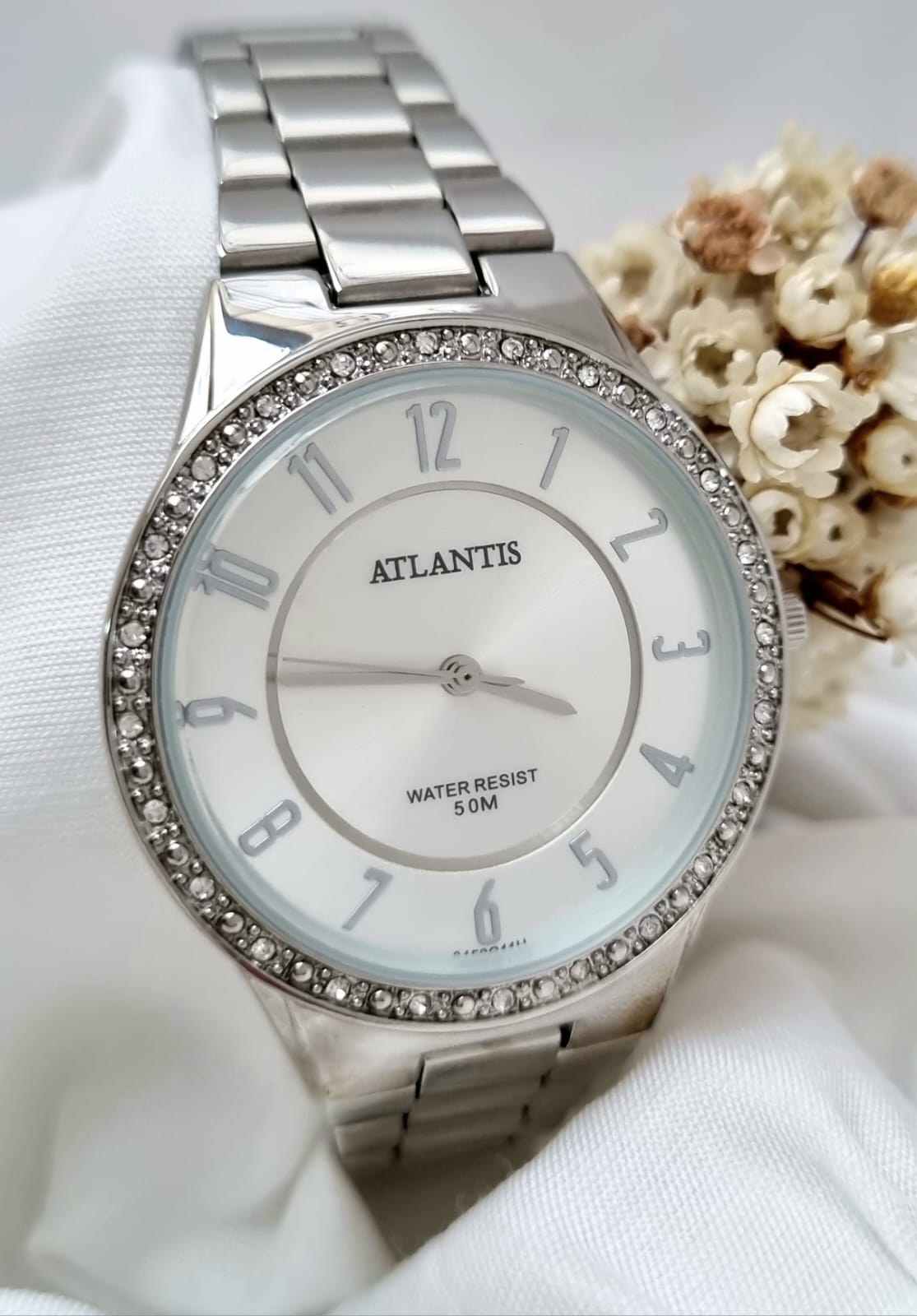 Relógio Feminino Atlantis Prata G34522